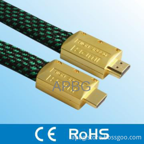 Flat HDMI Cable with Ethernet for HDTV, 3D, 1080p